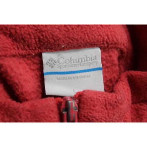 Columbia Women Red Sweater Mock Neck Size Large - Picture 2 of 9